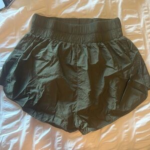 Like New! Daily Drills Green Nylon Shorts